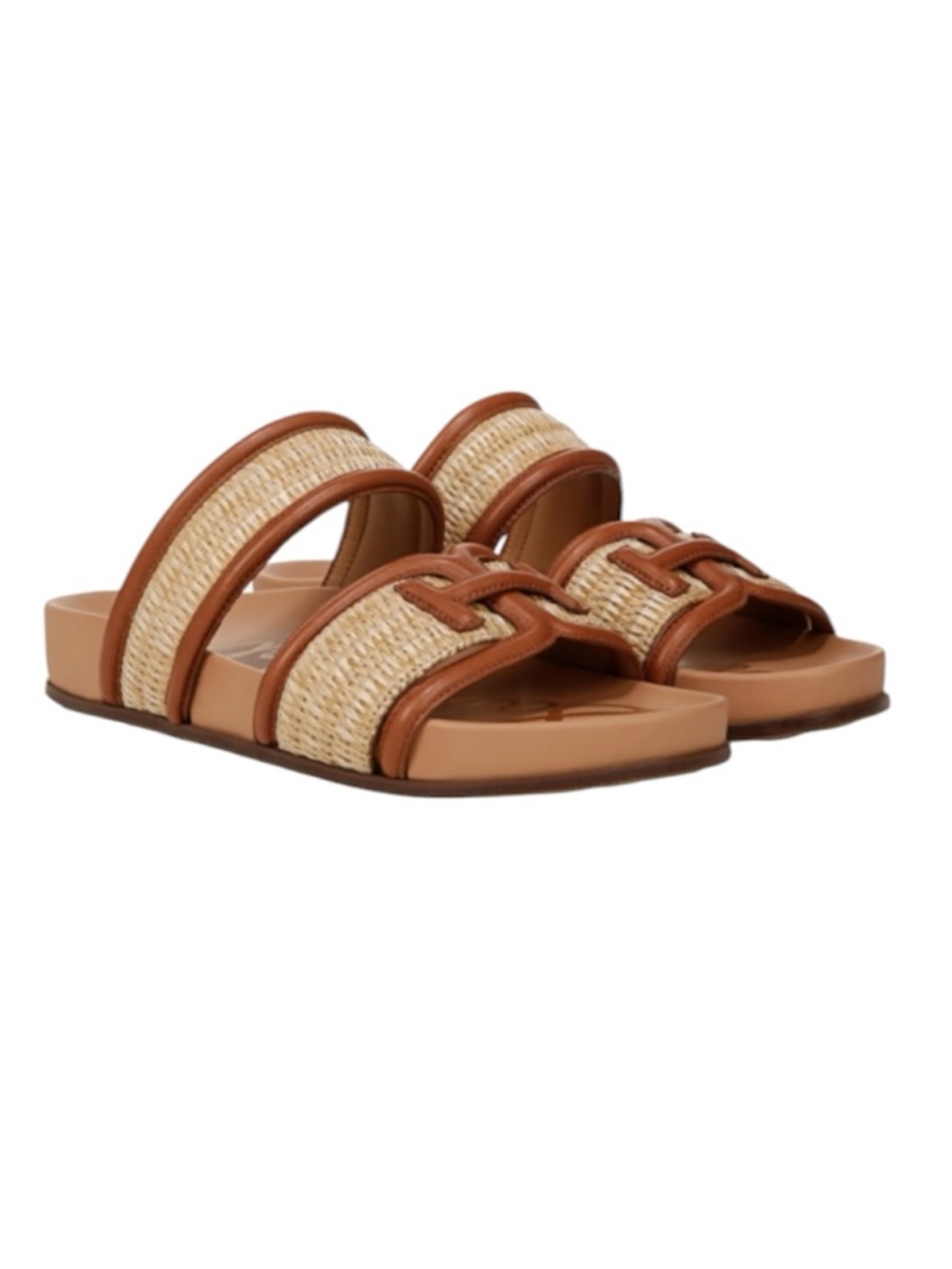 NWOB Sam Edelman Rowan Sandal In Dark Natural / Spiced RU